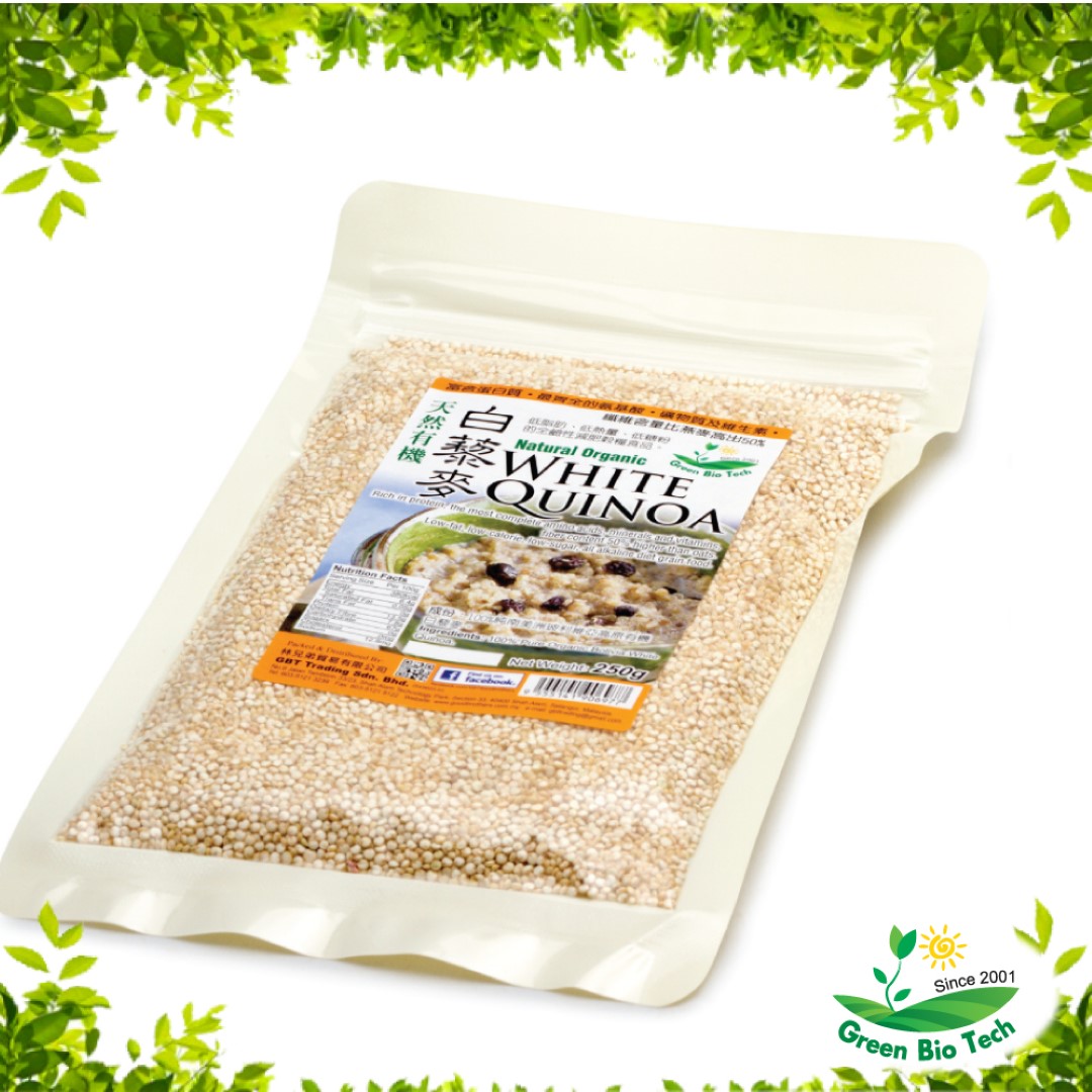Natural Organic White Quinoa |白藜麥 250g