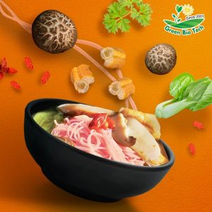 Vege Bak Kut Teh Red Rice Noodle