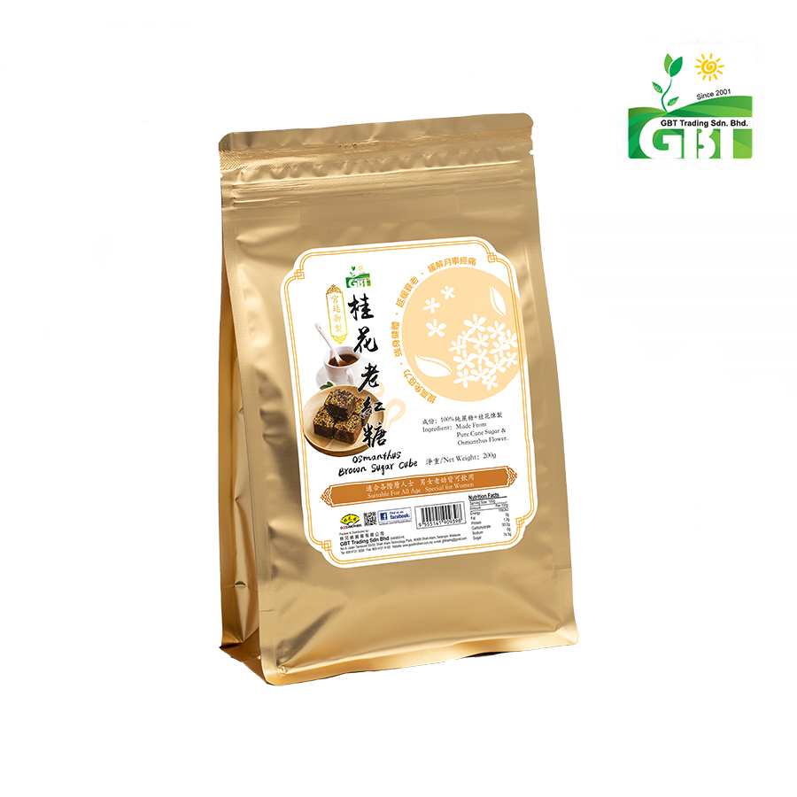 桂花老红糖 Osmanthus Brown Sugar Cube (200g)