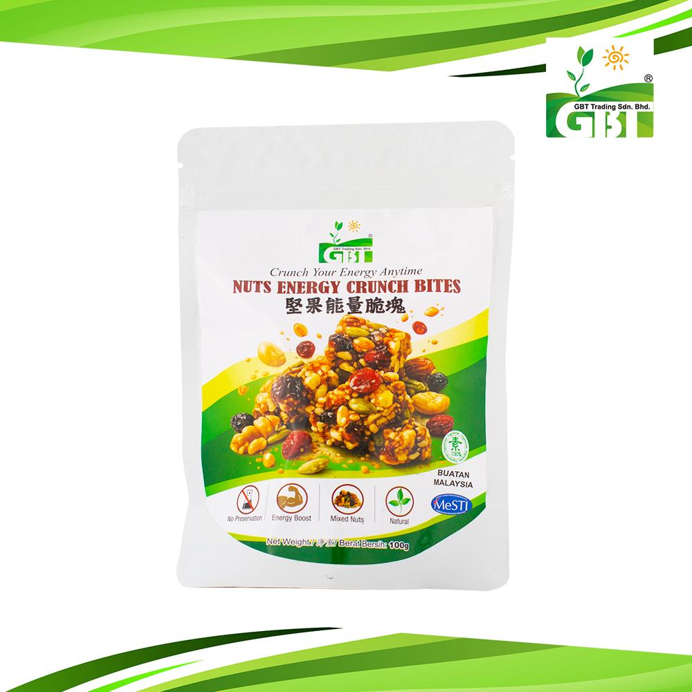 GBT Nuts Energy Crunch Bites | 坚果能量脆块 100g 1 GBT Nuts Energy Crunch Bites | 坚果能量脆块 100g