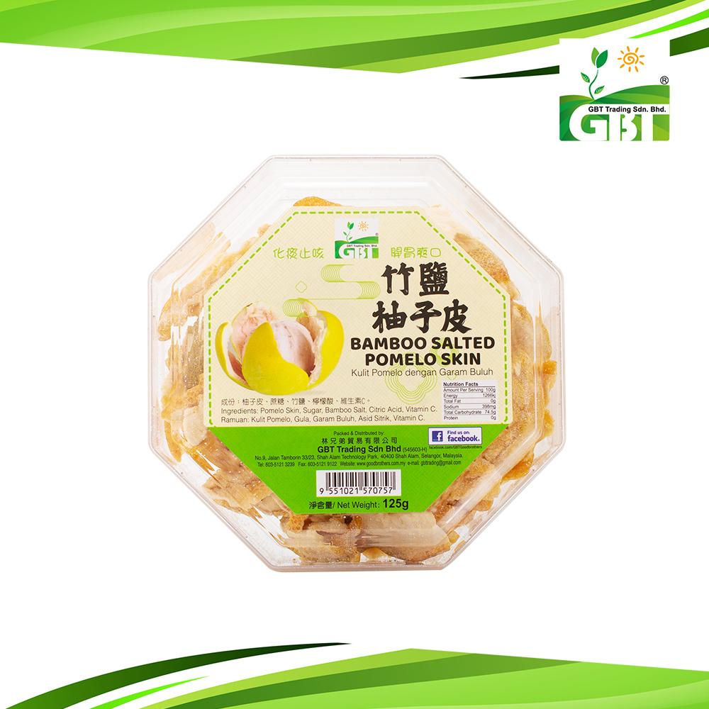 GBT Bamboo Salted Pomelo Skin | 竹盐柚子皮 125g 1 GBT Bamboo Salted Pomelo Skin | 竹盐柚子皮 125g