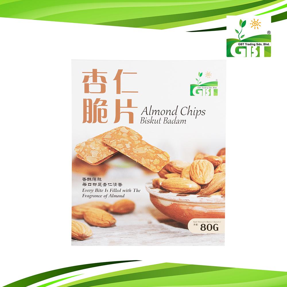 GBT Almond Crisps 80g 1 GBT Almond Crisps 80g